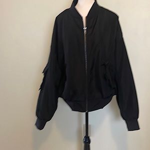 Alo yoga It Girl oversized bomber jacket